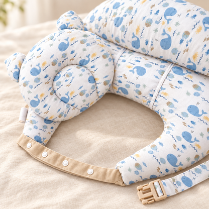 Firstly Cloud fabric and adjustable strap detail